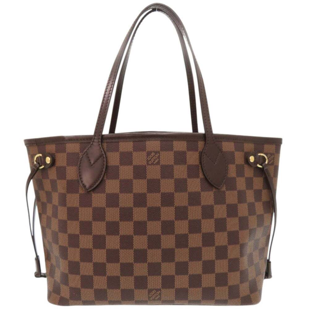 LOUIS VUITTON Brown Damier Neverfull PM Tote Bag - Picture 2 of 10